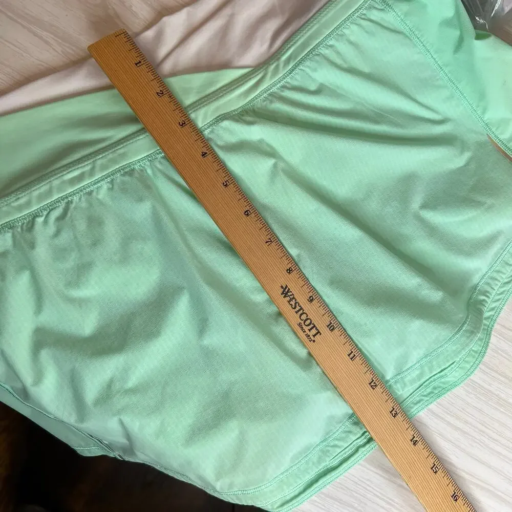 Lululemon Run Pace Skirt in Fresh Teal and White Women's Size 10